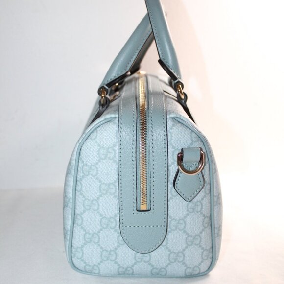 NWT GUCCI GG Supreme Web Tonal Ophidia Top Handle Duffle Shoulder Bag 772061 - Picture 6 of 11